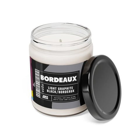 Bordeaux Sneaker Candle 9oz Soy Wax Sneakerhead Home Decor Scented Candle