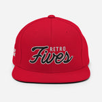 Retro Five Snapback Fire Red