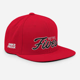 Retro Five Snapback Fire Red