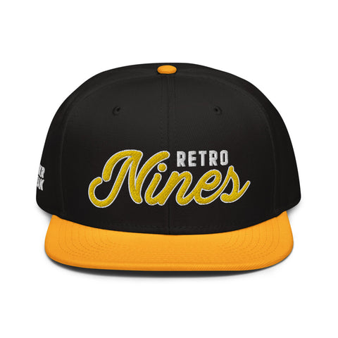 Retro Nines Snapback Black / Gold