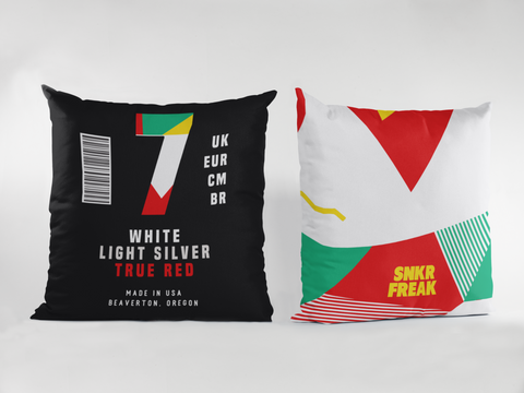 Hare 7 Sneaker Label Pillow